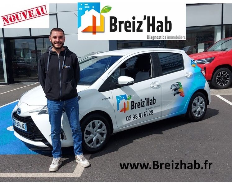 Breiz Hab Diagnostics Immobiliers Brest Quimper Une nouvelle #YARRIS #HYBRIDE chez #breizh 'Hab